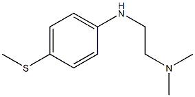 dimethyl(2-{[4-(methylsulfanyl)phenyl]amino}ethyl)amine Struktur