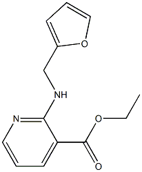 ethyl 2-[(furan-2-ylmethyl)amino]pyridine-3-carboxylate Struktur