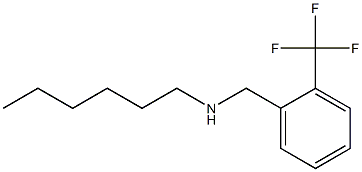 hexyl({[2-(trifluoromethyl)phenyl]methyl})amine Struktur