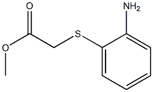 methyl [(2-aminophenyl)thio]acetate Struktur