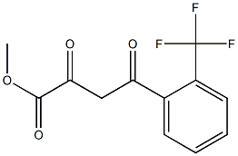 methyl 2,4-dioxo-4-[2-(trifluoromethyl)phenyl]butanoate Struktur