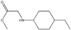 methyl 2-[(4-ethylcyclohexyl)amino]acetate Struktur