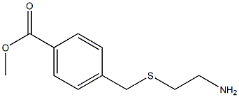 methyl 4-{[(2-aminoethyl)sulfanyl]methyl}benzoate Struktur