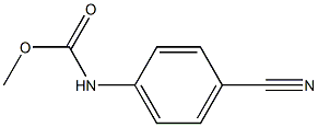 methyl N-(4-cyanophenyl)carbamate Struktur