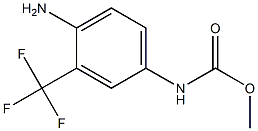 methyl N-[4-amino-3-(trifluoromethyl)phenyl]carbamate Struktur