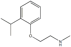 methyl({2-[2-(propan-2-yl)phenoxy]ethyl})amine Struktur