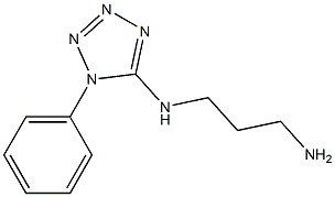 N-(1-phenyl-1H-tetrazol-5-yl)propane-1,3-diamine Struktur