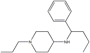 N-(1-phenylbutyl)-1-propylpiperidin-4-amine Struktur