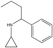 N-(1-phenylbutyl)cyclopropanamine Struktur