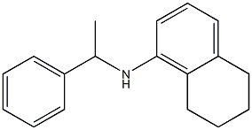 N-(1-phenylethyl)-5,6,7,8-tetrahydronaphthalen-1-amine Struktur