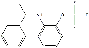 N-(1-phenylpropyl)-2-(trifluoromethoxy)aniline Struktur