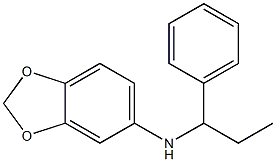 N-(1-phenylpropyl)-2H-1,3-benzodioxol-5-amine Struktur