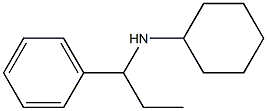 N-(1-phenylpropyl)cyclohexanamine Struktur