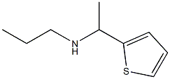 N-(1-thien-2-ylethyl)propan-1-amine Struktur