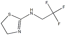 N-(2,2,2-trifluoroethyl)-4,5-dihydro-1,3-thiazol-2-amine Struktur