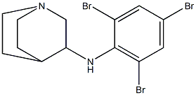 N-(2,4,6-tribromophenyl)-1-azabicyclo[2.2.2]octan-3-amine Struktur