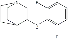 N-(2,6-difluorophenyl)-1-azabicyclo[2.2.2]octan-3-amine Struktur