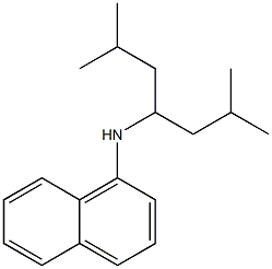 N-(2,6-dimethylheptan-4-yl)naphthalen-1-amine Struktur