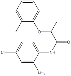 N-(2-amino-4-chlorophenyl)-2-(2-methylphenoxy)propanamide Struktur