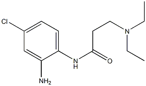 N-(2-amino-4-chlorophenyl)-3-(diethylamino)propanamide Struktur