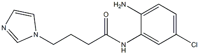 N-(2-amino-5-chlorophenyl)-4-(1H-imidazol-1-yl)butanamide Struktur