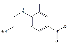 N-(2-aminoethyl)-2-fluoro-4-nitroaniline Struktur