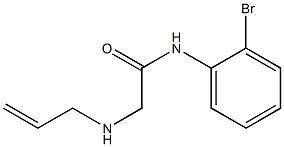 N-(2-bromophenyl)-2-(prop-2-en-1-ylamino)acetamide Struktur