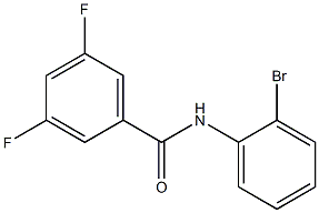 N-(2-bromophenyl)-3,5-difluorobenzamide Struktur