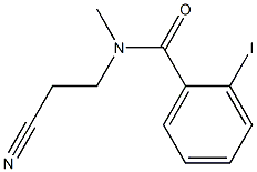 N-(2-cyanoethyl)-2-iodo-N-methylbenzamide Struktur