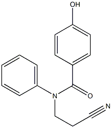 N-(2-cyanoethyl)-4-hydroxy-N-phenylbenzamide Struktur