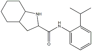 N-(2-isopropylphenyl)octahydro-1H-indole-2-carboxamide Struktur