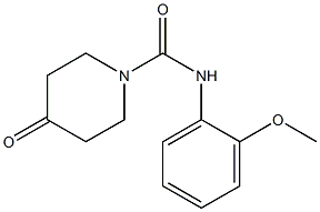 N-(2-methoxyphenyl)-4-oxopiperidine-1-carboxamide Struktur