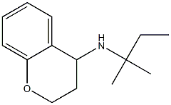 N-(2-methylbutan-2-yl)-3,4-dihydro-2H-1-benzopyran-4-amine Struktur