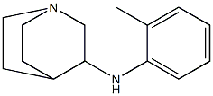 N-(2-methylphenyl)-1-azabicyclo[2.2.2]octan-3-amine Struktur