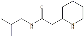 N-(2-methylpropyl)-2-(piperidin-2-yl)acetamide Struktur