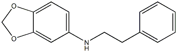 N-(2-phenylethyl)-2H-1,3-benzodioxol-5-amine Struktur