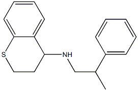 N-(2-phenylpropyl)-3,4-dihydro-2H-1-benzothiopyran-4-amine Struktur