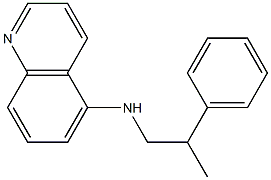 N-(2-phenylpropyl)quinolin-5-amine Struktur