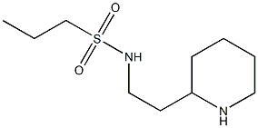 N-(2-piperidin-2-ylethyl)propane-1-sulfonamide Struktur