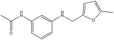 N-(3-{[(5-methylfuran-2-yl)methyl]amino}phenyl)acetamide Struktur