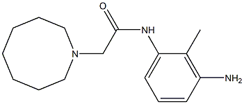 N-(3-amino-2-methylphenyl)-2-(azocan-1-yl)acetamide Struktur