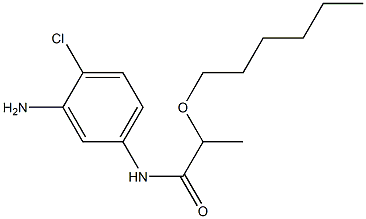 N-(3-amino-4-chlorophenyl)-2-(hexyloxy)propanamide Struktur