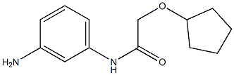 N-(3-aminophenyl)-2-(cyclopentyloxy)acetamide Struktur