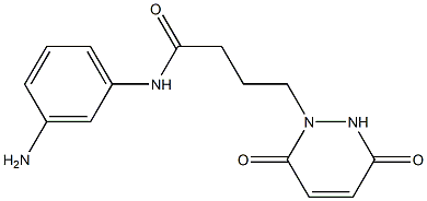 N-(3-aminophenyl)-4-(3,6-dioxo-3,6-dihydropyridazin-1(2H)-yl)butanamide Struktur