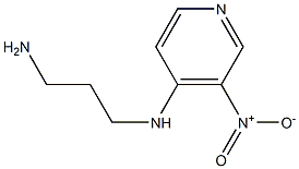 N-(3-aminopropyl)-3-nitropyridin-4-amine Struktur