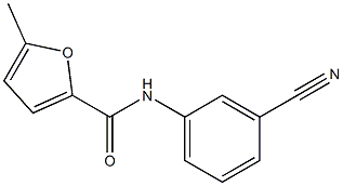 N-(3-cyanophenyl)-5-methylfuran-2-carboxamide Struktur