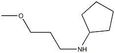 N-(3-methoxypropyl)cyclopentanamine Struktur