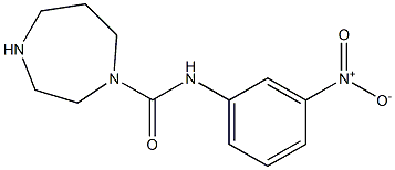 N-(3-nitrophenyl)-1,4-diazepane-1-carboxamide Struktur