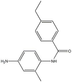 N-(4-amino-2-methylphenyl)-4-ethylbenzamide Struktur