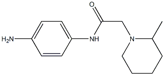 N-(4-aminophenyl)-2-(2-methylpiperidin-1-yl)acetamide Struktur